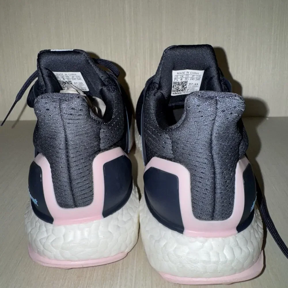 adidas Ultraboost 1.0 W Shadow Navy Clear Pink Road Running Shoes ID5883 7.5
